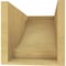 Ekena Millwork 9"W x 18"D x 9"H Wide Alpine Rough Cedar Woodgrain TimberThane Corbel, Primed Tan CORUR09X18X09ALPRCPR - alternate 5